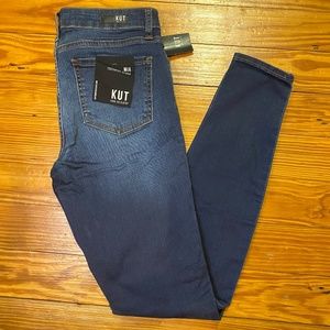 KUT from the Kloth Mia Toothpick Skinny Jeans, Sz 6, NWT